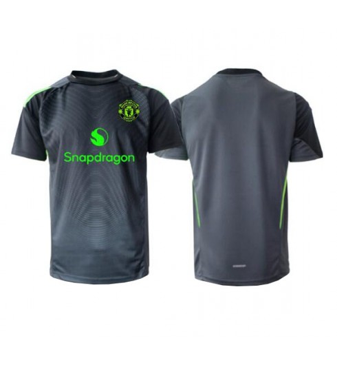 Moške Nogometnih dresov Manchester United Vratar Gostujoči 2025-26 Kratki rokavi Moške Nogometnih dresov Manchester United Vratar Gostujoči 2025-26 Kratki rokavi